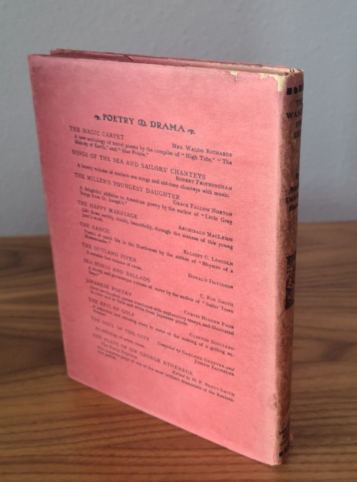 The Wandering Eros: Poems by Martha Dickinson Bianchi Published by Houghton Mifflin, 1925. First edi