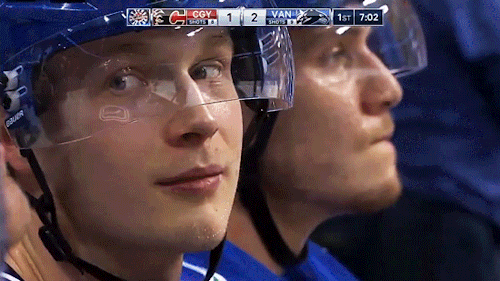 halvedhab:on the bench — Jan. 9, 2019 — CGY vs. VAN