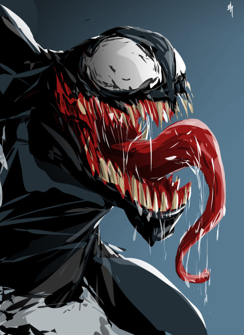 all-about-villains:  Carnage & Venom : by Brait Hernandez / Tumblr