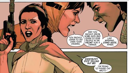 smols-darklighter:“Everybody stop yelling but me” is the most Leia Organa line ever