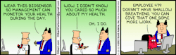 imadeit-davidjanes:  Dilbert on wearables.