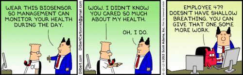 imadeit-davidjanes:  Dilbert on wearables.
