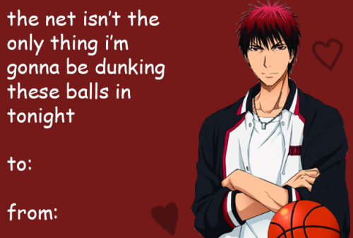 leonlimey:yamazakiz-deactivated20140714:a compilation of Kurobasu Valentine’s Day Cards I made to le