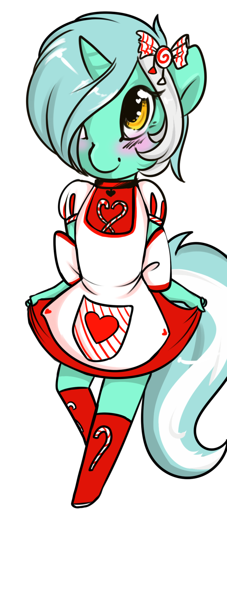 sexuallyconfusedlyra-mod:  Lyra as a Sugar Rush Racer, Minty Fresh.