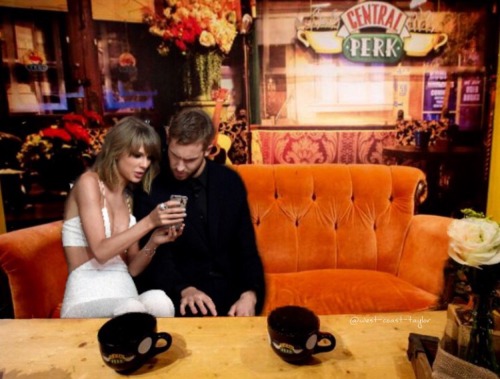 averytswiftie: west-coast-taylor: ( Tayvin just chill'n at central perk) @taylorswift Cutest thing e