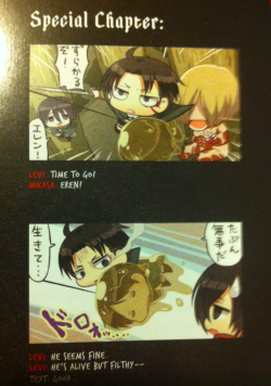 m3yil3:  I don’t remember seeing this one :D Levi you’re such a cute neat freak &gt;w 