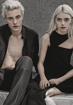 kamillamacaulay: Lucky Blue and Pyper America Smith for Harper’s Bazaar China