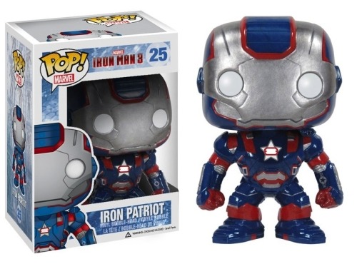 fuckyeahmarvelstuff:  Marvel Pop! Iron Man 3 Bobbleheads by Funko  com 2 me War Machine.