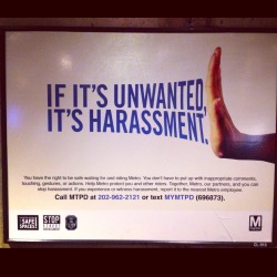 owning-my-truth:Saw this on DC Metro today