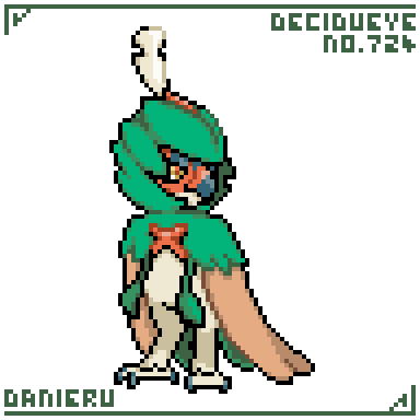 desudanieru:Pokemon Sun / Moon - Decidueye #724