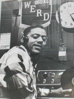 phasesphrasesphotos:  Disc Jockey James ‘Alley Pat’ Patrick of WERD, the first