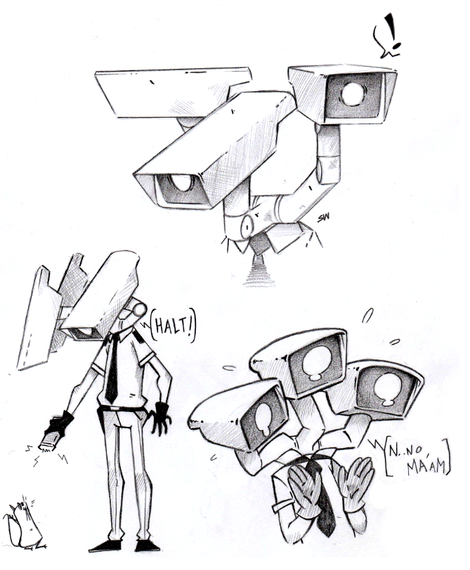 filthy-alien-meat:  I took a personal day from work, stayed home and drew this.I