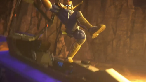 Memes aside, I actually liked how they handled Captain Falcon’s character in this scene. In fact I’d say it’s the most accurate Smash has treated Falcon since the Melee intro.

I’ve seen people assume that he was gonna bail, which isn’t very charitable.Aside from being a skilled bounty hunter, he is the best damn F-Zero pilot in the galaxy, and the Blue Falcon plays a part in both. Falcon and his machine are an unbeatable team so it makes sense he’d see that as his best chance at doing something instead of just meme punching light beams. So yeah I thought that was kind of neat, and a bit humorous visually as well. #Captain Falcon#F-Zero#Nintendo #Smash Bros. #Blue Falcon#dumbshit#opinions #Direct was still a mess though