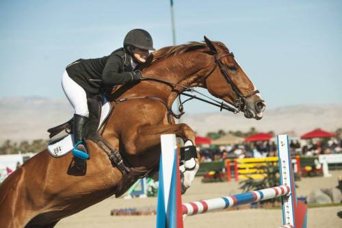 sophiestclair:Ashlee Bond Clarke and Chela LS winners of the AIG $1M Grand Prix at HITS Thermal. Pho