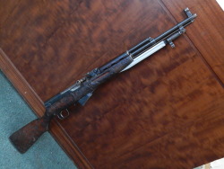 Gunrunnerhell:  Sks An Old, Beat Up, Dirty Chinese Sks With Trench Art. It Looks