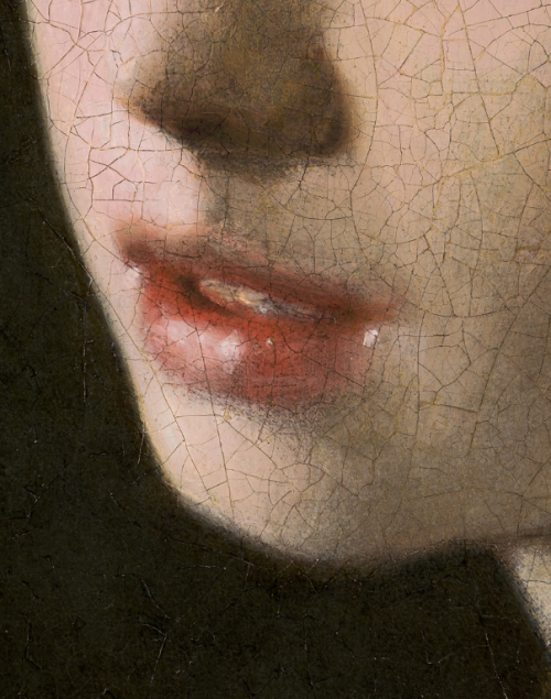 marcuscrassus:Girl with a Pearl Earring (detail) - Johannes Vermeer (c. 1665)