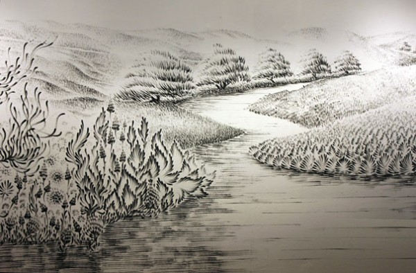 Dust in the wind (Judith ann Braun creates beautiful works of art using only charcoal