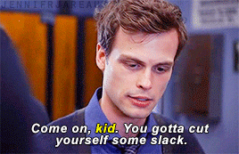 jennifrjareaus:  Morgan calling Reid ‘kid’ 