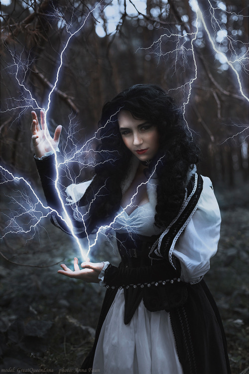 Yennefer of Vengerberg from books by A.SapkowskiModel, costume design - GreatQueenLinaPhoto - Anna F