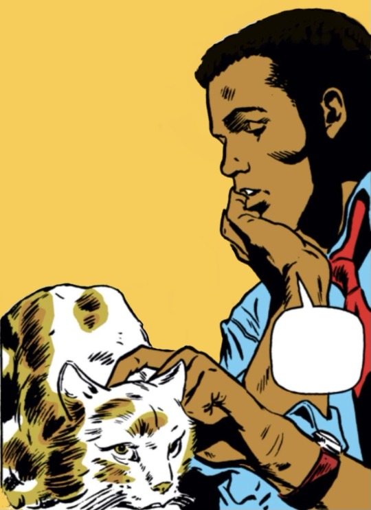 billycaplans:sam wilson being a loving cat dad in captain america (1968) #134