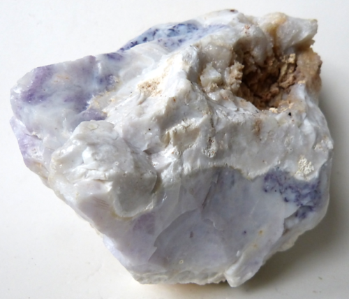 PURPLE OPAL (Morado Opal) consisting of silica and minor fluorite. FRom Jalisco, Mexico. Much of the