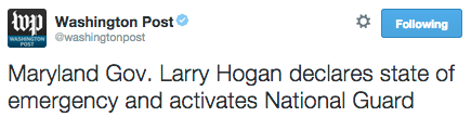 revolutionarykoolaid:  And so it begins… remember that Baltimore is NOT Ferguson.
