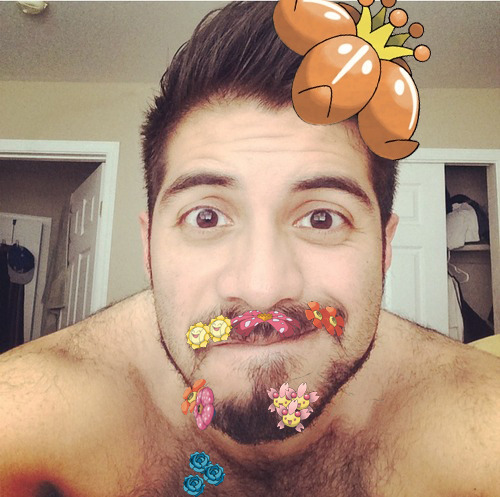 bromancing-the-stone:  Flower beard…this is what you meant right?  
