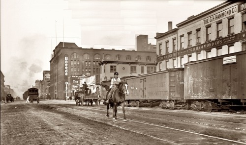 Cowboys of the New York Central follow along the train routes to keep the trains protected