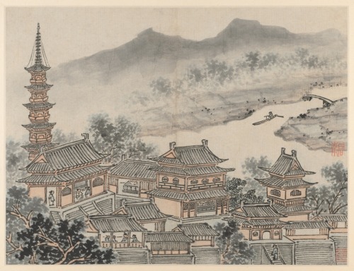 Twelve Views of Tiger Hill, Suzhou: The Thousand Buddha Hall and the Pagoda of the “Cloudy Cli