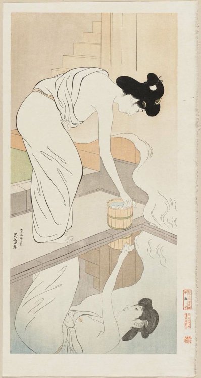 loumargi:Goyo Hashiguchi, Hot Spring (1920)