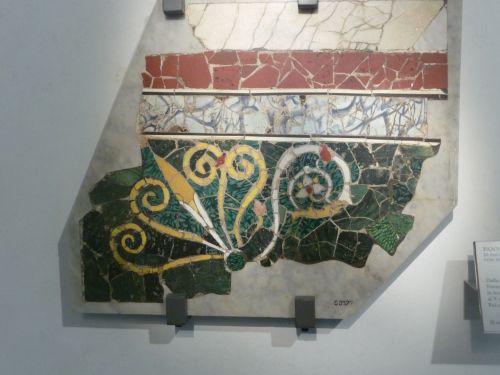 Palazzo Massimo - pavement frieze from the villa of emperor Lucius Verus* coloured glass* 2nd centyr