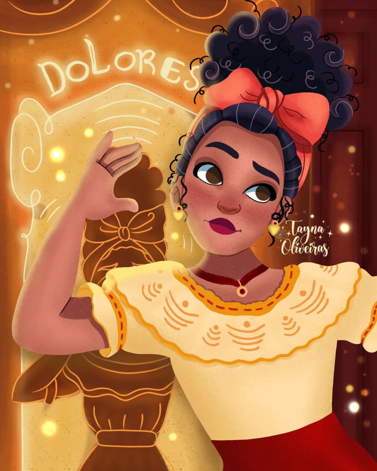 Her love could hold up the world. — Dolores - Encanto ✨️