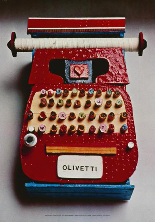 design-is-fine - Walter Ballmer, poster design for Olivetti, 1972....