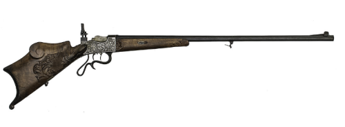 Another beautiful antique schuetzen target rifle.  Seriously, I cannot post enough of these extraord