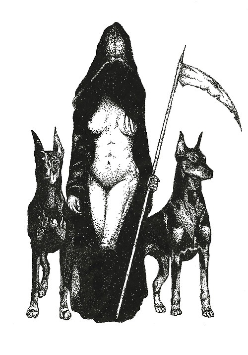 thehornedgoddess:  artwork that randomly popped up in my news feed. I tracked down