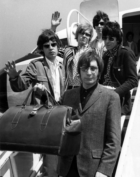 losetheboyfriend:The Rolling Stones, off to the Americas; captured by Ted West (1966)