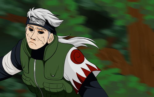 A redraw of an old piece of mine. Still think this would have been neat. Like, if Kakashi didn’t get