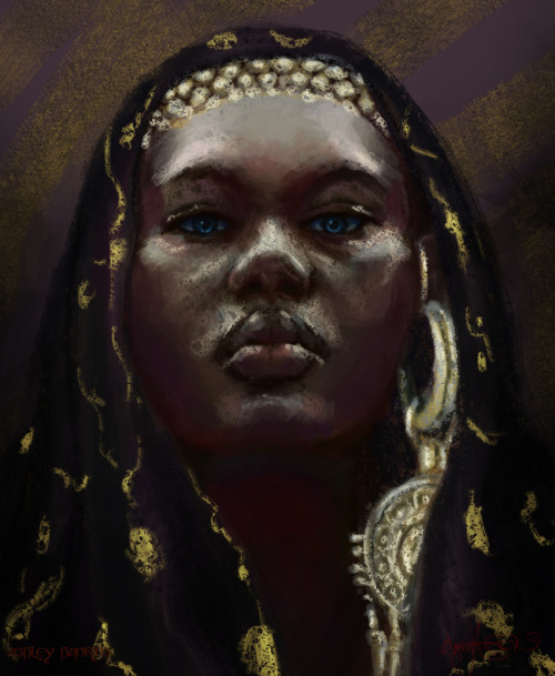 ashleydoesartstuff:  I was thinking about Dune and the Fremen today and decided to paint one. Had a 