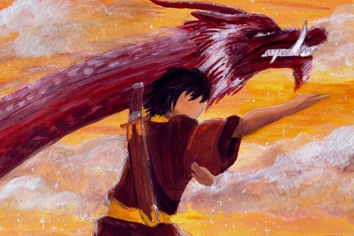 laur-arts:  avatar the last airbender rainbow redraw: some of my favorite scenes in gouache paint