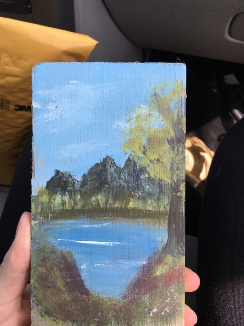 xreux:My boyfriend painted me this pretty painting