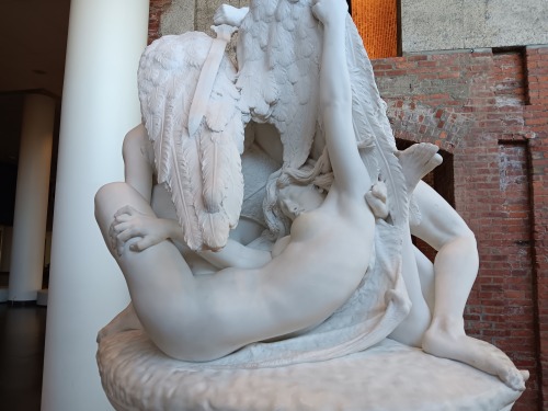 So I'm At The Brooklyn Museum And Enjoying This Extremely Homoerotic Sculpture Fallen Angels (1893) The