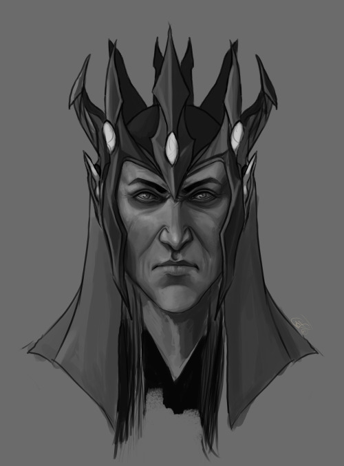 Melkor drew this a few days ago and forgot about it