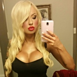 Big Tit Barbie Bimbo Sarah Marie Summer Poses For A Sexy Selfie!  Follow Fake Tits