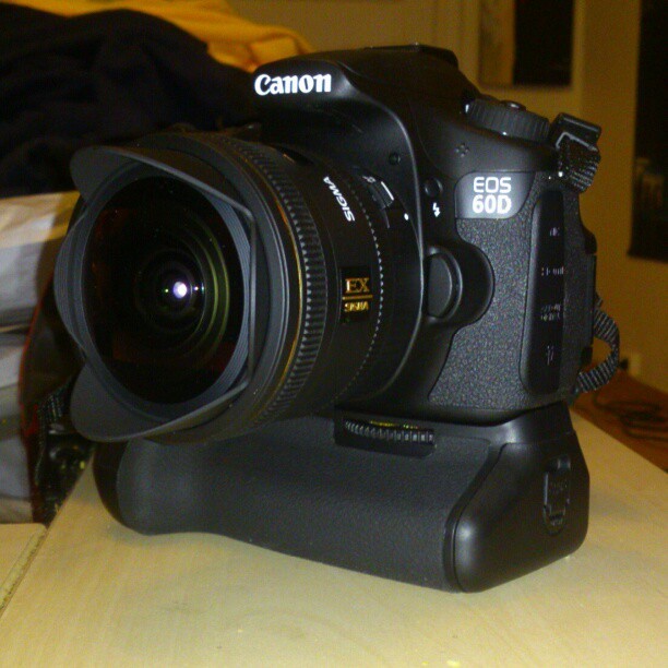 My #new #toy can&rsquo;t wait to really test it out! #canon #60D #batterygrip