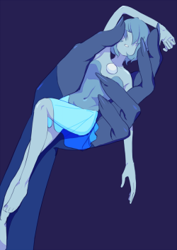 onirsrakugaki:    Blue Diamond’s Pearl.