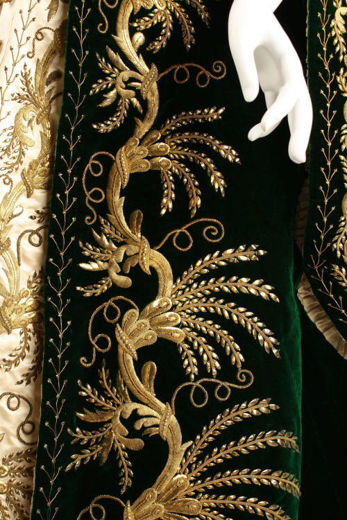 Russian court dress, c. 1900