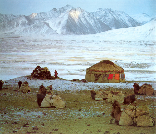 warkadang: WAKHAN CORRIDOR, AFGHANISTAN. Among the Kyrgyz people of the Pamir mountains.  Photo