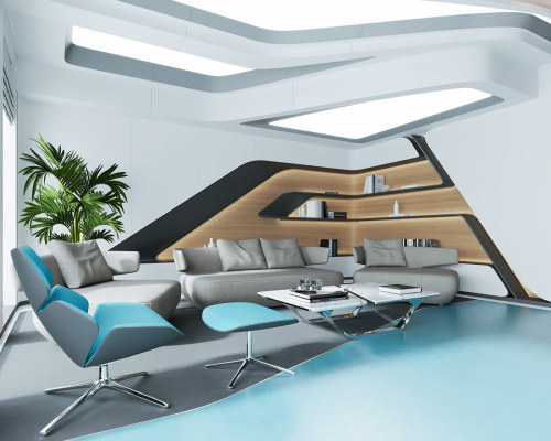 Futuristic Home Interiors Shaped By Technological...