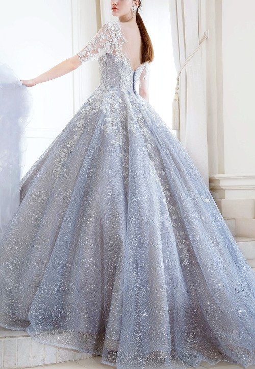 Favourite Designs: Kiyoko Hata ‘Blue/Silver’ Bridal Couture Collection