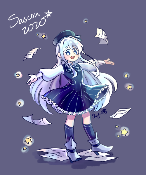 i held a livestream over at SaSCon 2020 and colored this! thank you SO MUCH to everyone who attended